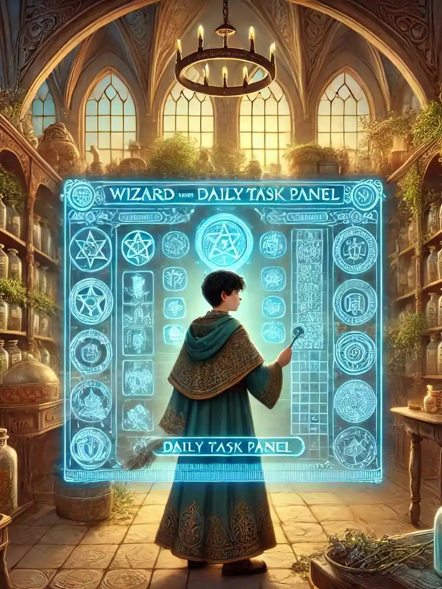 Read Wizard With Daily Task Panel! Light Novel Online