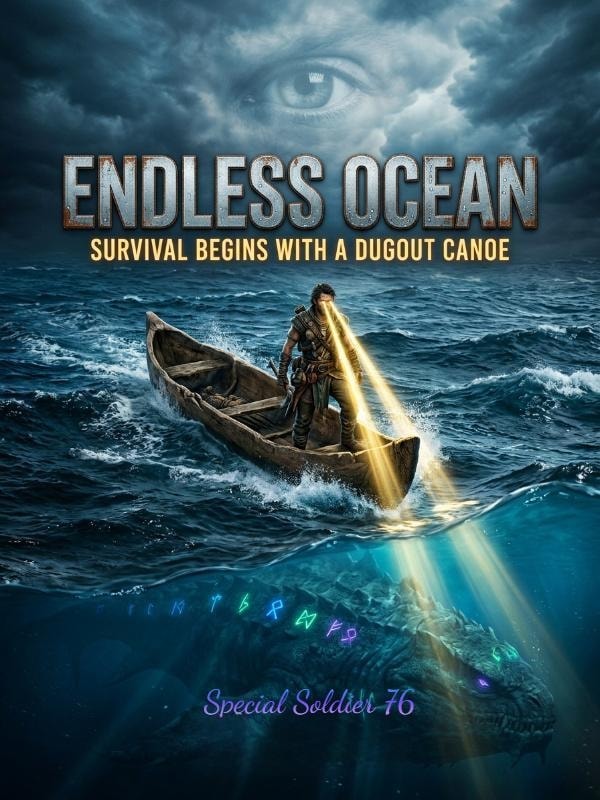 Read Endless Ocean: Survival Begins with a Dugout Canoe Light Novel Online