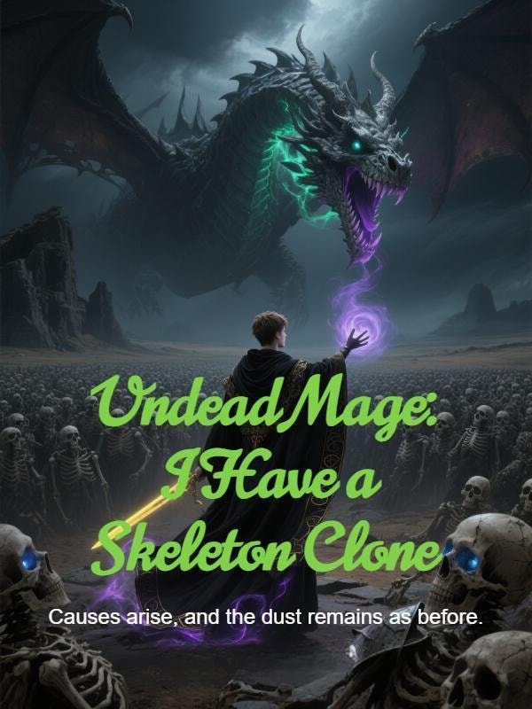 Read Undead Mage: I Have a Skeleton Clone Light Novel Online